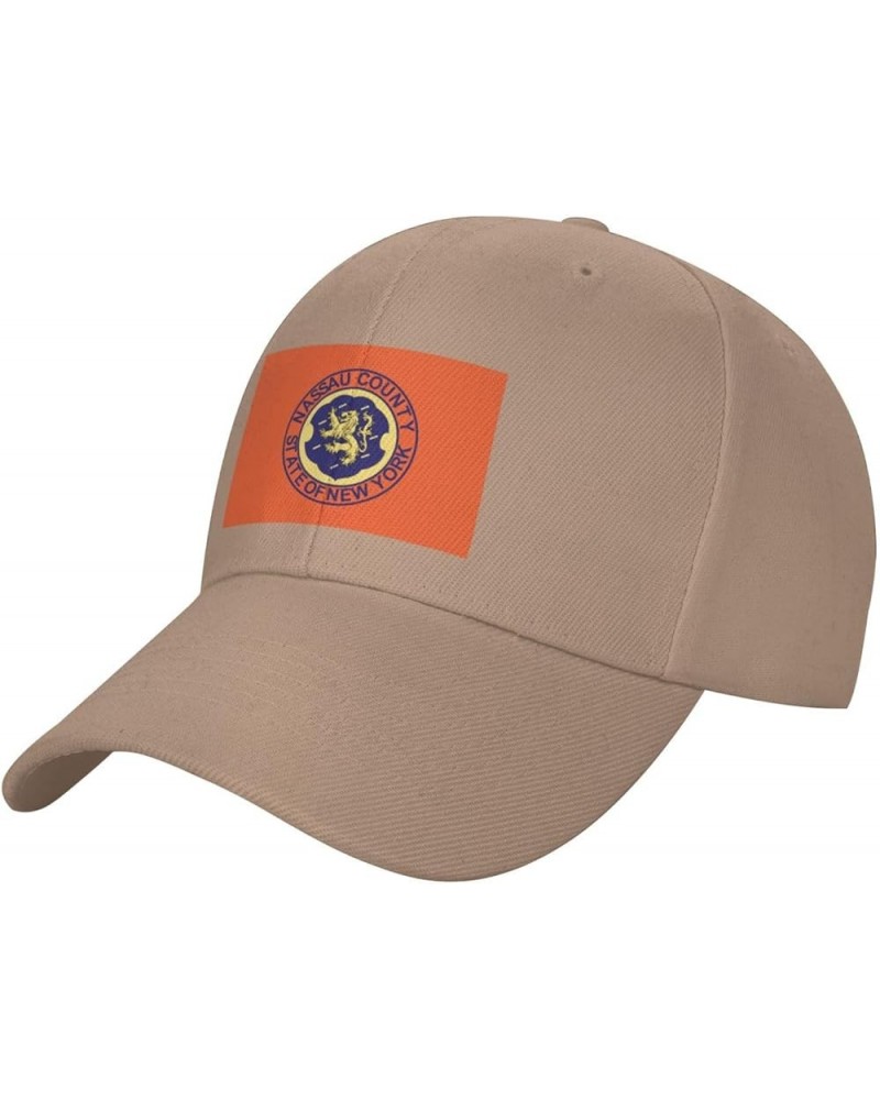 Adjustable Flag of Nassau County, New York Baseball Cap Women Men Hat Truck Driver Baseball Caps Sun Hats Natural $12.69 Base...