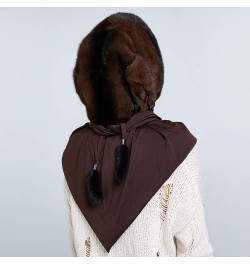 Real Mink Fur Hood-Scarf Hat for Women Scarf Cap Fashion Winter New Color: M37 $87.75 Scarves