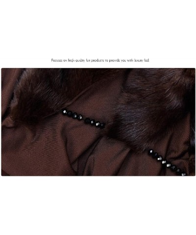 Real Mink Fur Hood-Scarf Hat for Women Scarf Cap Fashion Winter New Color: M37 $87.75 Scarves