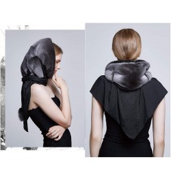 Real Mink Fur Hood-Scarf Hat for Women Scarf Cap Fashion Winter New Color: M37 $87.75 Scarves