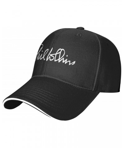 Phil Singer Collins Baseball Cap Trucker Hats Breathable Snapback Cap Men Women Hat Adjustable Dad Golf Hat Black $13.79 Base...