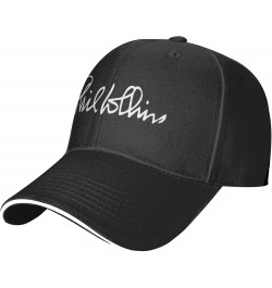 Phil Singer Collins Baseball Cap Trucker Hats Breathable Snapback Cap Men Women Hat Adjustable Dad Golf Hat Black $13.79 Base...