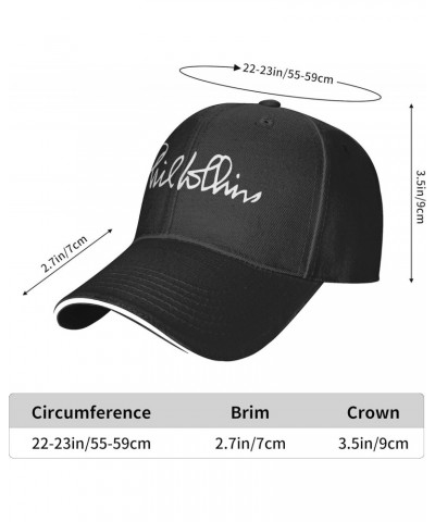 Phil Singer Collins Baseball Cap Trucker Hats Breathable Snapback Cap Men Women Hat Adjustable Dad Golf Hat Black $13.79 Base...