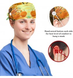 Scrub Caps Women,Scrub Hats Suitable for Women E565d5rgrt $7.48 Skullies & Beanies