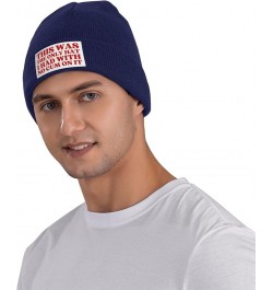 This was The Only Hat I Had with No Cum On It Beanie Hat for Men Women Warm Winter Cap Funny Fashion Knit Hat Navy Blue $9.89...