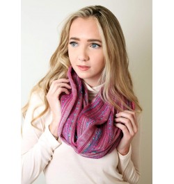 (15 Colors) Shimmer Sparkle Infinity Scarf, Women's Festival Bliss Lightweight Fashion Shawl Fairytale Pink $10.54 Scarves