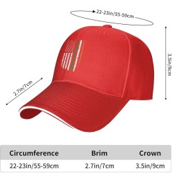 Irish Italian American Flag Baseball Cap Sandwich Brim Hats for Men Women Adjustable Caps Red $11.93 Baseball Caps