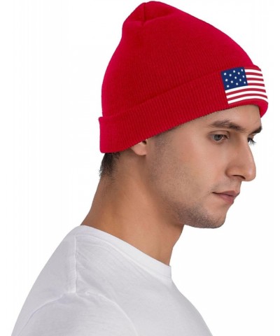 Hopkinson Flag Beanie Hat Skull Knit Warm Cap Women Men Soft Stretch for Winter7 Red $12.94 Skullies & Beanies