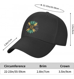 Vintage Sunflower Jamaica Flag Classic Duckbill Caps for Stylish Sun Protection Black $14.86 Baseball Caps