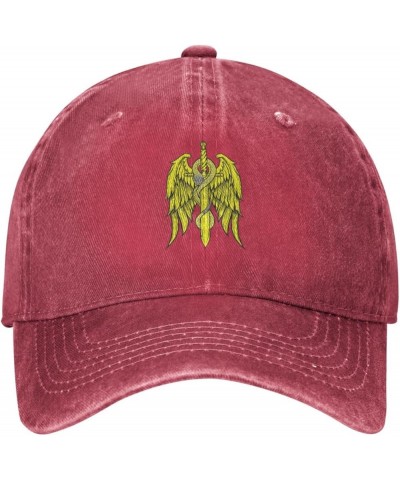 Sword and Snake Baseball Cap for Men Women Hats Adjustable Vintage Cowboy Hat Dad Hats Red $9.34 Cowboy Hats