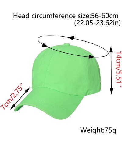 Trucker Hat Fashion Mens Women Snapback Hats Outdoors Adjustable Baseball Cap,Mesh Hat Gifts Birthday Easter Green $5.44 Base...