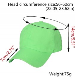 Trucker Hat Fashion Mens Women Snapback Hats Outdoors Adjustable Baseball Cap,Mesh Hat Gifts Birthday Easter Green $5.44 Base...