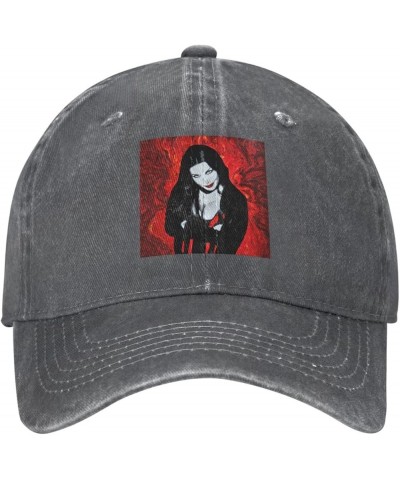 The Sisters of Mercy Hat Cap Distressed Denim Vintage Washed Trucker Hat Men Women Classic Adjustable Black Deep Heather $9.6...