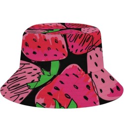 Tropical Palm Leaf Bucket Hat for Men UV Protection Neon Color Fisherman Sun Hat Full Print Beach Travel Summer Cap Colorful ...