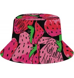 Tropical Palm Leaf Bucket Hat for Men UV Protection Neon Color Fisherman Sun Hat Full Print Beach Travel Summer Cap Colorful ...