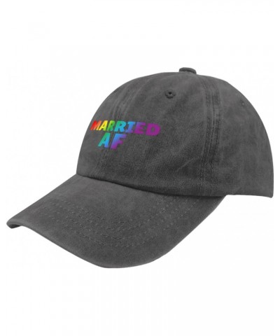 Married AF Marriage Equality LGBT Lesbian Sun Hat Gardening Hat Pigment Black Hats for Women Fashionable Gifts for $9.89 Sun ...