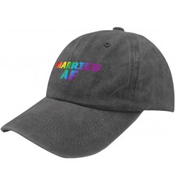 Married AF Marriage Equality LGBT Lesbian Sun Hat Gardening Hat Pigment Black Hats for Women Fashionable Gifts for $9.89 Sun ...