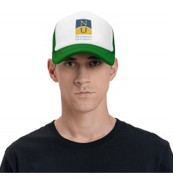 Neumann University Trucker Hats for Both Men and Women - Mesh Baseball Snapback Hats Green $13.89 Baseball Caps