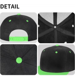 Coat of Arms of The Russian Federation Snapback Hat Flat Bill Hat Baseball Cap for Men Women Flat Brim Hats Green $13.65 Base...