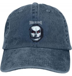 Cradle of Music Filth Hat Fashion Versatile Baseball Cap Adjustable Washed Denim Hat Men Women Casquette Black Navy Blue $11....