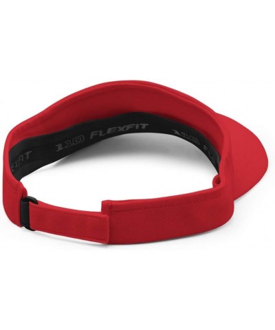 Addicted to Acroyoga Hat (Embroidered Visor) Red $21.19 Visors