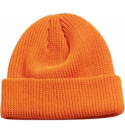 Knit Beanie Hat for Women, Women's Warm Chunky Cable Knit Hats Stretch Thick Cute Knitted Cap for Cold Weather B01-orange $11...