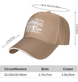 Mine's Big Use Two Hand Fishing Hat for Women Dad Hat Fashionable Hats Natural $10.69 Baseball Caps