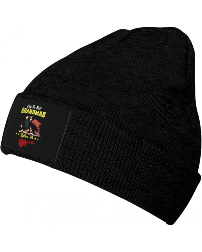 The Rock Monkees Band Aldult Knit Hat Winter Ski Hat Warm Knitted Caps Denim Hat Baseball Hat for Mens Womens $11.37 Skullies...