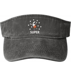 Unisex Adult Women's Men's Sport Sun Visor Cotton Hats Adjustable Empty Top Work Baseball Cap for Women Men Deep Heather $14....