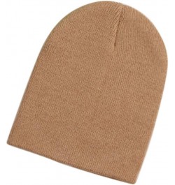 Babys Cute Knitted Beanie Hats Winter Warmer Soft Slouchy Beanies Cap Soft Stretch Hats for Cold Weather V06-khaki $7.19 Rain...