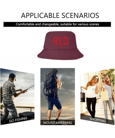 Remember Everyone Deployed Bucket Hat Bucket Hat Flodable Women Hats for Swimming Pool Accessories for Travel Must Deep Rose ...