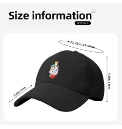 Christmas Cute Animal in A Teacup Baseball Cap for Men Women Caps Corduroy Hat Trucker Hats Black $12.14 Baseball Caps