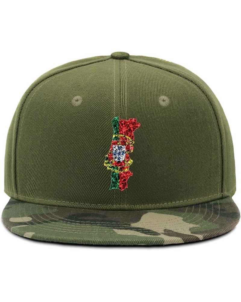 Flag Map Mesh Portugal Baseball Hats Vintage Golf Hat for Women Gift for Son Golf Camo2 $10.52 Baseball Caps