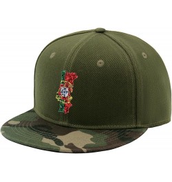 Flag Map Mesh Portugal Baseball Hats Vintage Golf Hat for Women Gift for Son Golf Camo2 $10.52 Baseball Caps