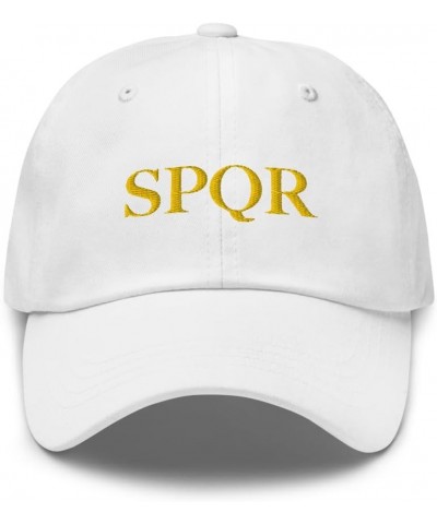 SPQR Baseball hat White $16.45 Baseball Caps