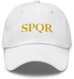 SPQR Baseball hat White $16.45 Baseball Caps