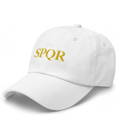 SPQR Baseball hat White $16.45 Baseball Caps