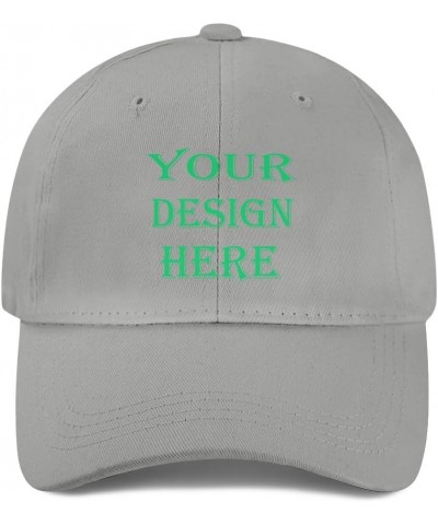 Customized Truck Driver Hat - Personalized Baseball Cap, Customized Photo Text Logo, Suitable for All Seasons. Gray $7.45 Bas...