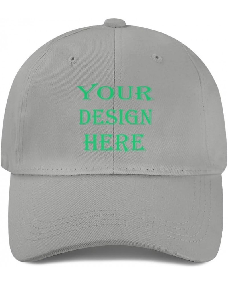 Customized Truck Driver Hat - Personalized Baseball Cap, Customized Photo Text Logo, Suitable for All Seasons. Gray $7.45 Bas...