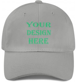 Customized Truck Driver Hat - Personalized Baseball Cap, Customized Photo Text Logo, Suitable for All Seasons. Gray $7.45 Bas...