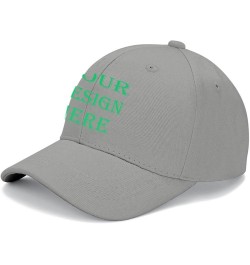 Customized Truck Driver Hat - Personalized Baseball Cap, Customized Photo Text Logo, Suitable for All Seasons. Gray $7.45 Bas...