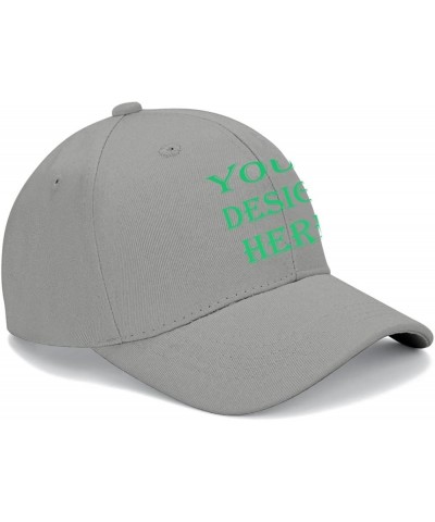 Customized Truck Driver Hat - Personalized Baseball Cap, Customized Photo Text Logo, Suitable for All Seasons. Gray $7.45 Bas...