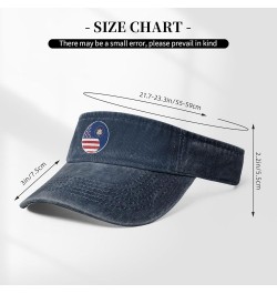 Yin Yang Flag Combination of America and Utah Sun Hat Sun Visor Hats for Women Men Baseball Cap Golf Hats Navy Blue $13.97 Vi...