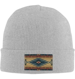 Native American Southwest Indian Ethnic Pattern Winter Hats Thick Knit Cuff Beanie Cap Warm Stocking Beanie Hat for Men Women...