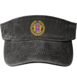 US Army Veteran 82nd Airborne Sport Sun Visor Hats Adjustable Empty Top Baseball Cap Denim Cap Black Black $11.02 Visors