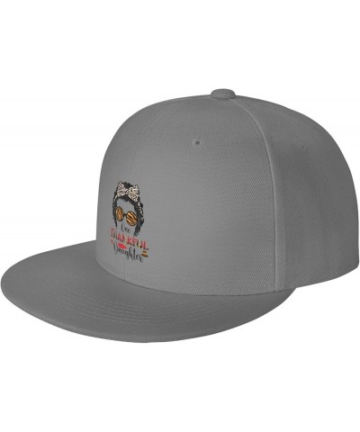 Thanksgiving Daughter Snapback Hats for Men Baseball Cap Trucker Hat Flat Brim Hats Gray $10.72 Baseball Caps