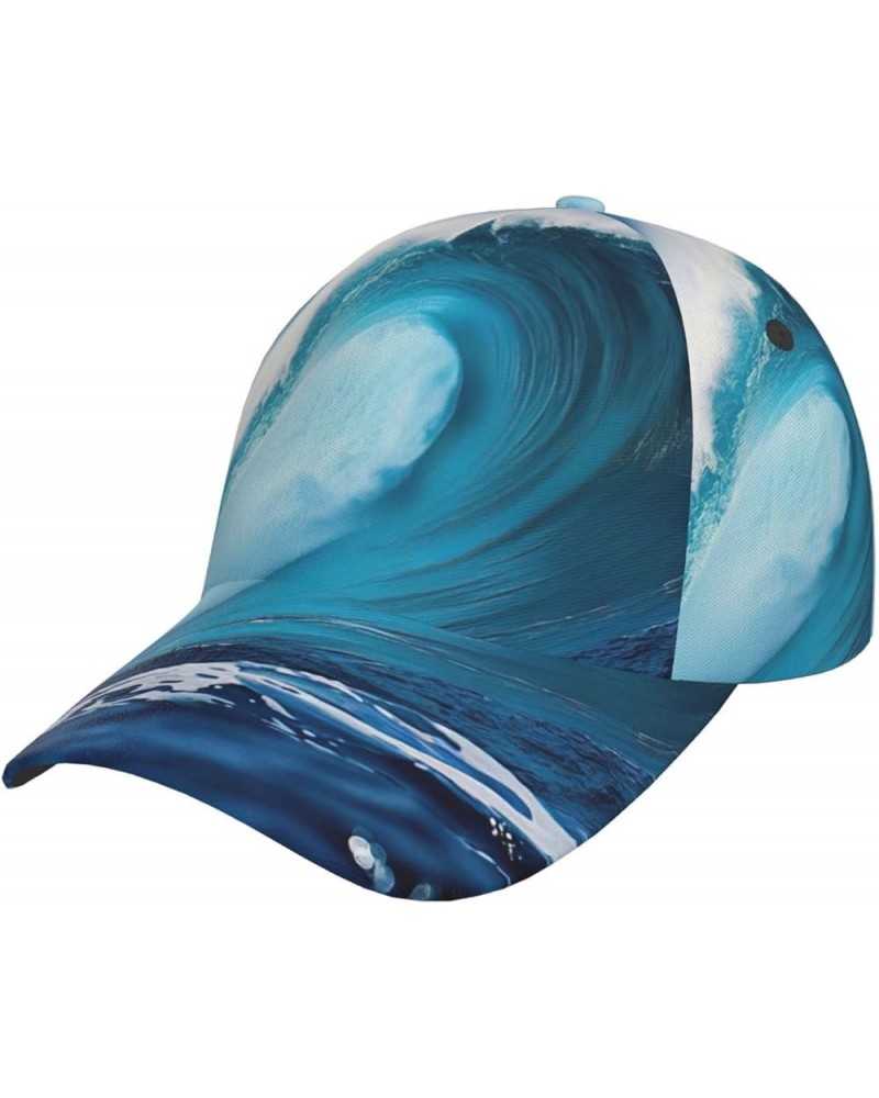 Books Dad Golf Hats,Unisex Baseball Cap,Adjustable Polo Hat for Men Women,Sport Hat Big Ocean Wave Hd $14.48 Baseball Caps