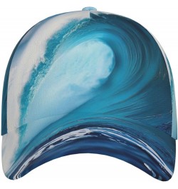 Books Dad Golf Hats,Unisex Baseball Cap,Adjustable Polo Hat for Men Women,Sport Hat Big Ocean Wave Hd $14.48 Baseball Caps