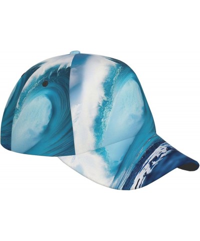 Books Dad Golf Hats,Unisex Baseball Cap,Adjustable Polo Hat for Men Women,Sport Hat Big Ocean Wave Hd $14.48 Baseball Caps