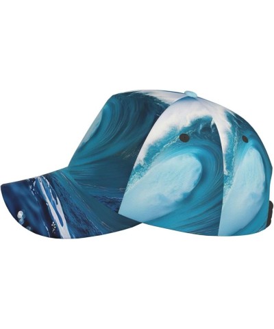 Books Dad Golf Hats,Unisex Baseball Cap,Adjustable Polo Hat for Men Women,Sport Hat Big Ocean Wave Hd $14.48 Baseball Caps